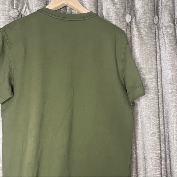 NWT American Eagle Olive Green Short Sleeve Henley T Shirt Size Small - Picture 9 of 11